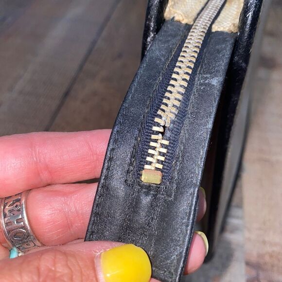 ENID COLLINS OF TEXAS FLOWER BASKET PURSE HANDBAG JEWEL BOKAY BLACK BAG Vintage - Picture 8 of 13